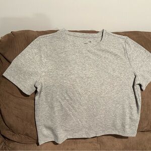GAP Gray Ribbed Tee